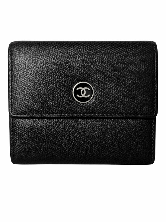 CHANEL Handbags - CHANEL COCO Button or COCO Mark Tri Fold Wallet
